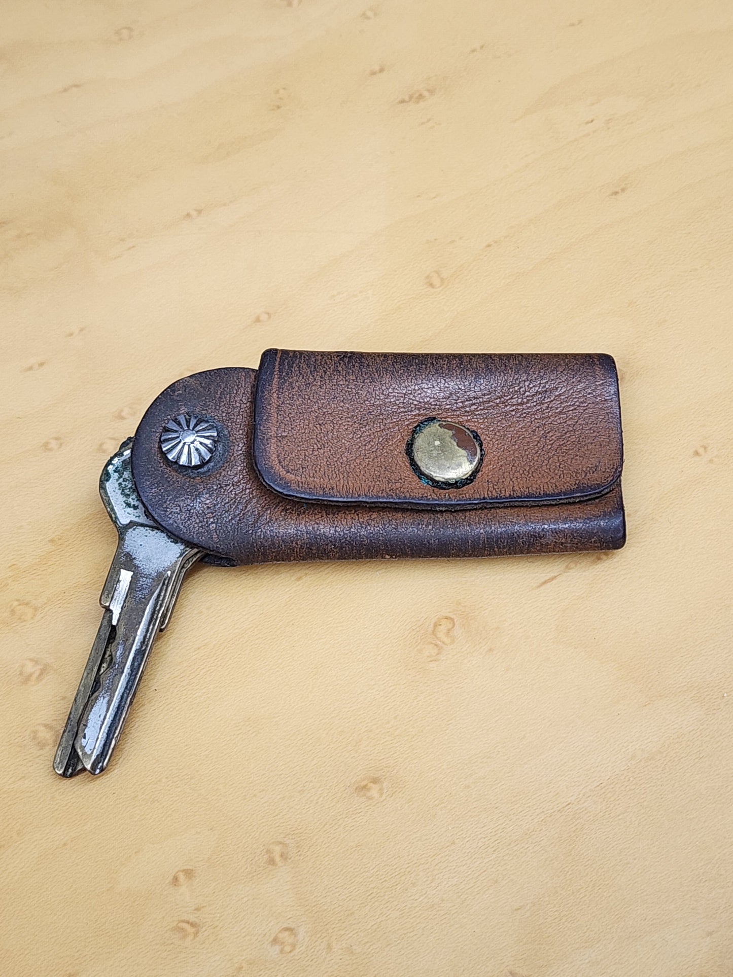 Vintage Leather Key Holder